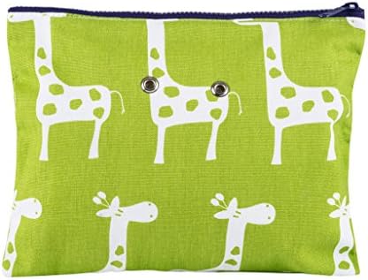 Yarn Pop Double Knitting Bag - Green Giraffes