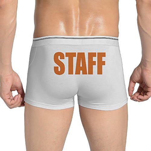 VYily Men's Elastic JB Shirt Staff Boxers Brief Underwear White 3X