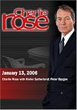 Charlie Rose with Kiefer Sutherland; Peter Bergen (January 13, 2006)