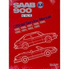 Saab 900 16 Valve Official Service Manual 1985-1993: Including 1994 Convertible
