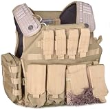 Airsoft Vest MOLLE Plate Pouch Multicam
