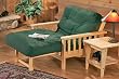 8" Full Futon Mattress Green