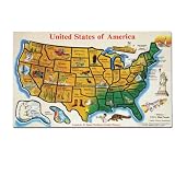 United States & The World Jigsaw Puzzles (Set Of 2)