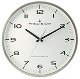 Precision MSF Radio Controlled 32cm metal wall clock