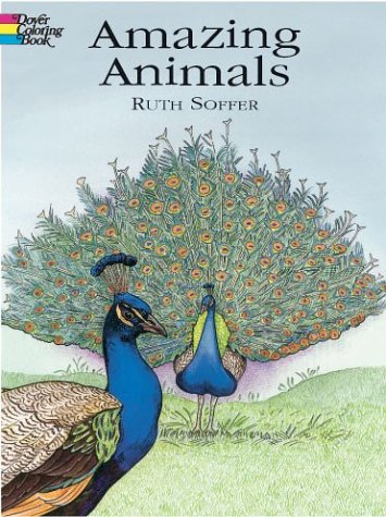 Childrens Toyshop  Books : Amazing Animals Colouring Book (Dover Pictorial Archives)
