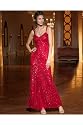 Newport News Together Beaded satin dress
