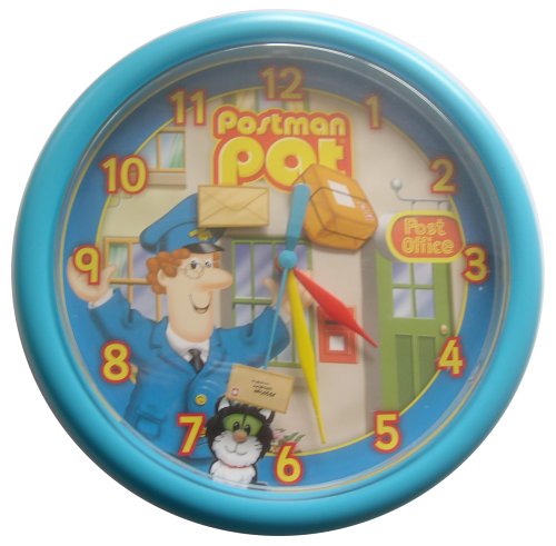Childrens Toyshop  Kitchen & Housewares : Postman Pat Rotating Letters Wall Clock