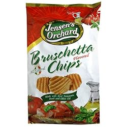 Jensen's Orchard Bruschetta Flavored Chips, 7-Ounce Bags (Pack of 12)