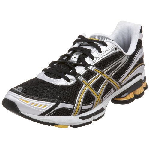 ASICS Men's GEL-Fluent 2 Running Shoe,Black/Silver/Chrome Yellow