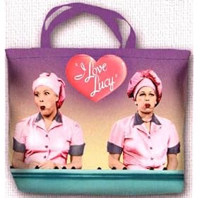 Lucy Collectibles Small Tote Travel Bag--Chocolate Factory