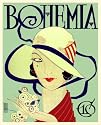 12"x18" Cuban Deco poster"Fashion Girl with Hat and Shells"101