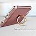iPhone 6 Plus Case,iPhone 6s Plus Case,Myriann 3 in 1 Ultra Thin Hard Protective Luxury Case Cover for iPhone 6 Plus/iPhone 6s Plus(5.5Inch)with 360 Degree Rotating Ring Kickstand(Rose Gold)