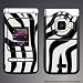 Nokia N75 zebra pattern Gel skin n75-g40