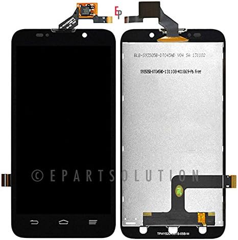 ePartSolution-OEM ZTE Source N9511 Cricket LCD Display Touch Screen Digitizer Assembly Black Replacement Part USA Seller