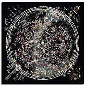 Map of Universe - ©Spaceshots Astronomy & Space Art Poster Print, 35x35