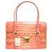 L.A.P.A. Italian Designer Handbag/Shoulder Bag in Pink Leather