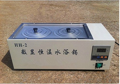 Canty wang HH-2 Double Hole Digital Lab Electric Heated Thermostatic Water Bath Boiler 220V/50Hz or 110V/60Hz