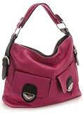 Oversized ''Jetset Tote'' - Shimmery Brown, Off-White, Fuschia or Yellow