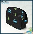 BLUE CRABS Coin Key ID Case Blue Crab SMALL WRIST WALLET for Man or Woman - Runners Joggers Walkers Fits most Digital Cameras, Running Accessories