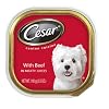 Cesar Canine Cuisine with Beef in Meaty Juices for Small Dogs, 3.5-Ounce Trays (Pack of 24)