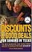 Discounts and Good Deals for Seniors in Texas: The Best Bargains and Deals from Abilene to Zavalla for Ages 50 and Up