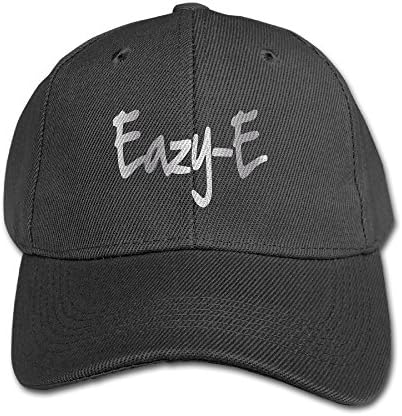 Big Boys' Eazy E Platinum Logo Baseball Snapback Cap Black