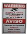 Surveillance Audio & Video Warning Sign (Medium)