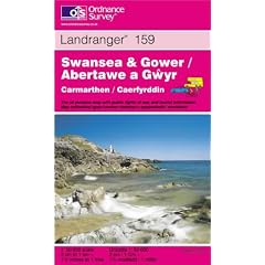Swansea and Gower, Carmarthen (Landranger Maps)