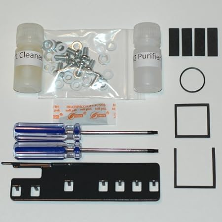 Xbox 360 Repair Kit XCLAMP 3 Red Light Fix X-Clamp RROD Red Ring Complete 4 DVD Pads DVD Drive Belt Special Open Tool Torx T8 T10