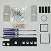 Xbox 360 Repair Kit XCLAMP 3 Red Light Fix X-Clamp RROD Red Ring Complete 4 DVD Pads DVD Drive Belt Special Open Tool Torx T8 T10