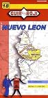 Nuevo León State Map by Guia Roji