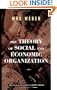 The Theory Of Social And Economic Organization