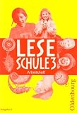 Produkt-Bild: Leseschule D. 3. Schuljahr. Arbeitsheft: Ein Lese-Sprach-Buch Baden-W&uuml;rttemberg, Berlin, Brandenburg, Bremen, Hamburg, Hessen, Mecklenburg-Vorpommern, ... Sachsen, Sachsen-Anhalt, Schleswig-Holstein