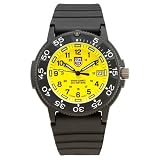 Luminox 3001 Original Navy Seal Diver Series Yellow Dial Black Rubber Strap Watch by Luminox