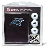 NFL Carolina Panthers Embroidered Golf Towel (3 Golf Balls/12 Tee Gift Set)
