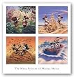 Many Seasons of Mickey Mouse by Walt Disney 20"x22" Art Print Poster Disney
