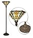 Read Roma Tiffany Style Glass Torchiere Floor Lamp Details Roma Tiffany Style Glass Torchiere Floor Lamp
