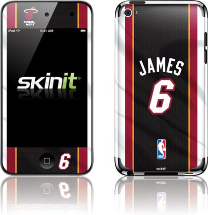 Skinit L. James - Miami Heat #6 Vinyl Skin for iPod Touch (4th Gen)
