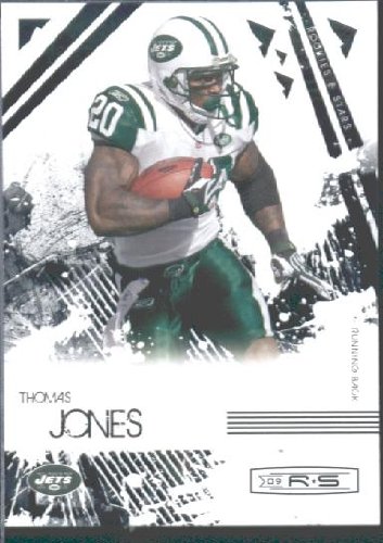 2009 Donruss Rookies & Stars Football Card # 67 Thomas Jones New York Jets Mint Condition- Shipped In Protective Screwdown Display Case!