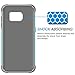Galaxy S7 Edge Case, Tekcoo® [Tmajor Series] [Turquoise/Grey] Shock Absorbing Hybrid Rubber Plastic Impact Defender Rugged Slim Hard Case Cover Shell for Samsung Galaxy S7 Edge G935 All Carriers