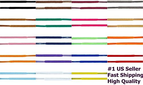 TI Lace Round Shoelaces for Sneakers, Boots and Shoes - Chose your colors and size