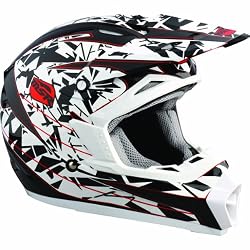 MSR Racing Assault Forty Men's MX Motorcycle Helmet - Black/White