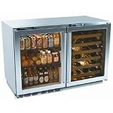 Perlick Hp48rw-s-3l-3r 48 Bottle Freestanding Refrigerator And Wine Reserve ....