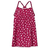 Girls' Xhilaration Button Tank Top - Lush Berry