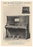 1905 Aeolian Weber Pianola Piano Photo Print Ad