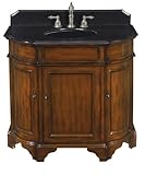 Belle Foret BF80058R 45-Inch Width by 22-1/2-Inch Depth by 34-3/4-Inch Height Single Basin Bathroom Vanity, Dark Cherry