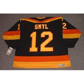 Buy STAN SMYL Vancouver Canucks 1985 CCM Vintage Throwback Away NHL Hockey Jersey by CCM