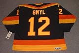 STAN SMYL Vancouver Canucks 1985 CCM Vintage Throwback Away NHL Hockey Jersey