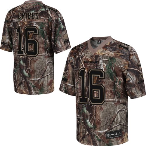 Reebok Cleveland Browns Joshua Cribbs Realtree Replica Jersey Medium