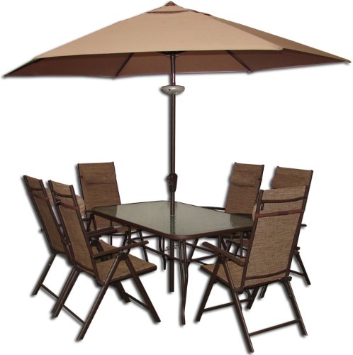 Boston Brown Rectangular Garden Furniture Recliner 